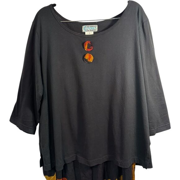 Southwest Indian Foundation 3 Piece Set Women 1X Native American Lagenlook Artsy - Picture 3 of 16